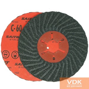 The grinding abrasive disc semi SAITRON d125 C60