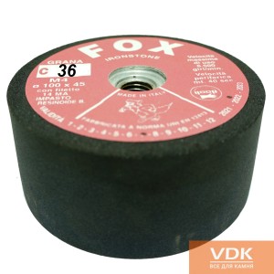 FOX d100 С36 (pink) Abrasive corundum straight cups