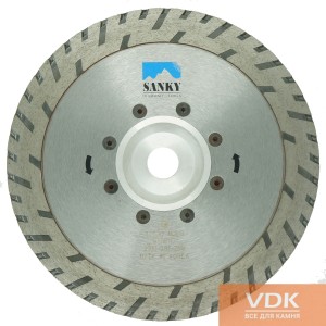 Diamond cutting disc Sanky d230 flange