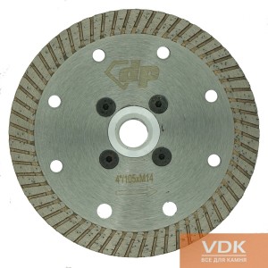 Diamond cutting disc "Turbo" d125 flange