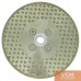 d125 Алмазный шлифовально-отрезной диск для мрамора с фланцем двухсторонний