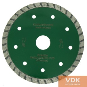Diamond cutting disc TURBO WIDE SIGMENT d125