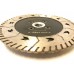 d125*3 Diamond cutting disc Turbo-Grinding with flange