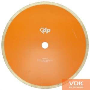 d350 Solid diamond cutting disc for marble (orange)