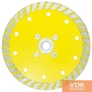 Diamond cutting disc "Turbo" d125 with flange