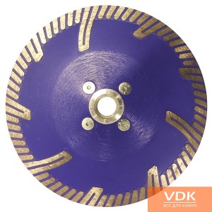 Diamond cutting disc "Turbo" d125 flange