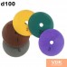 Flexes (polishing discs) on wet 5 steps d100 