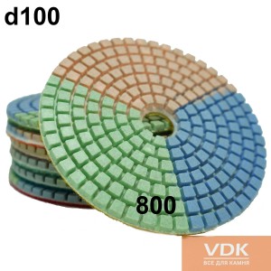 3Color d100 С800 Флексы (полировальные диски) на мокрую 