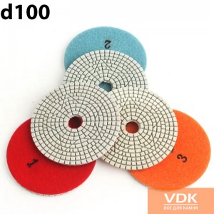 d100 3 шага Флекси білі (полірувальні диски) універсальні