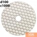dry W d100 c1000 Flexy White shells (polishing discs) for dry use