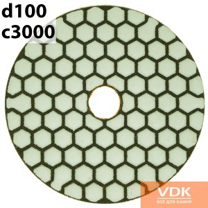 dry d100 c3000 Флекси черепашки (полірувальні диски) на суху d100