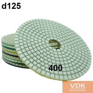d125 C400 белые Флексы (полировальные диски) универсальные