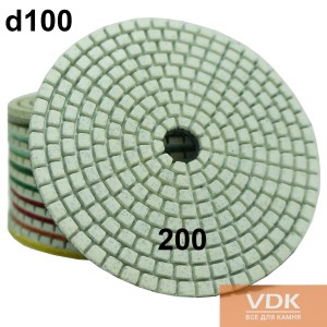 d100 C200 белые Флексы (полировальные диски) универсальные
