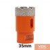 Vacuum drill d35 Orange color