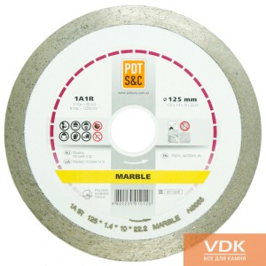Diamond cutting disc d125 solid 1A1R MARBLE