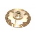 Diamond cutting disc strengthened d110 flange