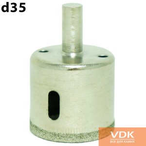 Drill for marble, glass, granite d35