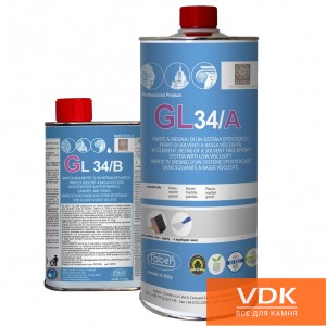 GL 34 (A+B) - Faber Epoxy liquid resin transparent 1.25 kg