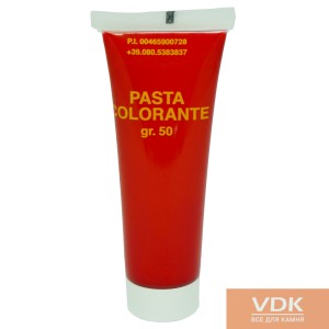 Red PASTA COLORANTE 50ml ILPA  Dye for adhesives