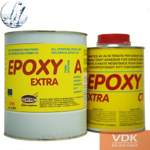 Эпоксидный жидкий морозостойкий клей GENERAL® EPOXY EXTRA CTR  прозрачный 1,2кг