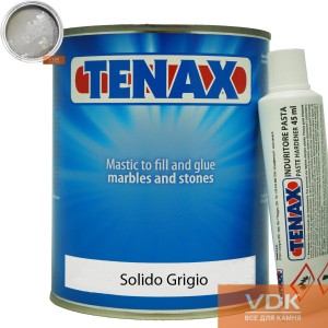 Adhesive for stone TENAX Solido Grigio1L pasty (gray 1.7kg)