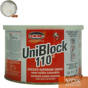 Glue for marble, granite UniBlock 110 transparent 1l