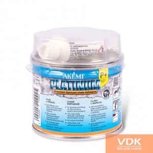 PLATINUM P+  Akemi густий Пастоподібний прозорий клей на основі епоксиакрилатів Акемі 170 гр