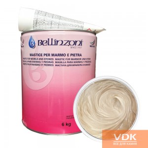 MASTICA 2000 PAGL SCURO 4L Bellinzoni Dark beige polyester two-component thick glue 6kg