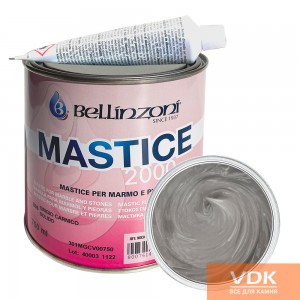 MASTICA 2000 GRIGO 750ml Bellinzoni GREY polyester two-component thick glue 1.25kg