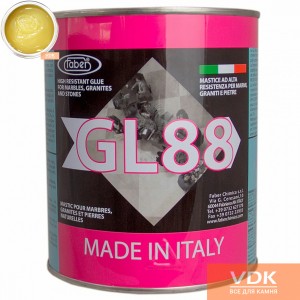 Faber GL88 Transparent 1.1gk Glue for marble and natural stones