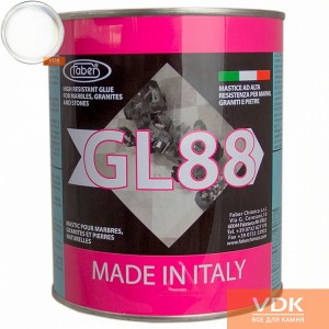 Faber GL88 White 1.7gk Glue for marble and natural stones
