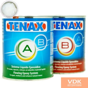 EPOXY GEL (A+B) 1.5kg TENAX - эпоксидный клей (1,0+0,5л)