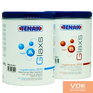 GLAXS А+В 1,8kg or (1.8kg) Tenax Морозостойкий прозрачный полиуретановый клей 