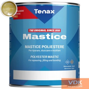The polyester adhesive Tenax Solido transparente 1L (honey 1.1kg)