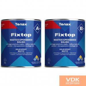 FIXTOP A+B 2,8kg Tenax Эпоксидный клей густой бежевого цвета