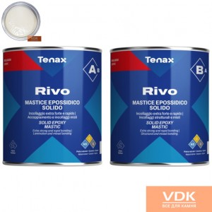 RIVO 2kg Tenax Эпоксидный клей густой бежевого цвета
