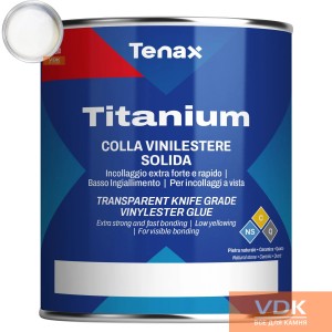 TITANIUM White  1L Tenax (білий) Високоміцний вінілполіестеровий клей 