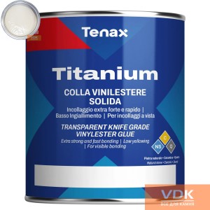 TITANIUM Paglerino 1L Tenax  (бежевый) Высокопрочный винилполиэстеровый клей