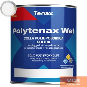 POLYTENAX WET DURABLE AND ULTRA-FAST ADHESIVE - MASTIC white polyester two-component adhesive
