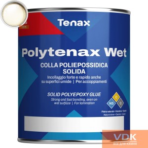 POLYTENAX WET EXTRA FAST ADHESIVE - MASTIC beige polyester two-component adhesive