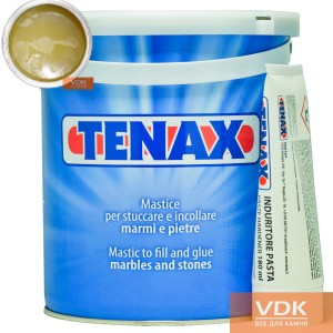 The polyester adhesive Tenax Solido transparente 4L (honey 4.4kg)