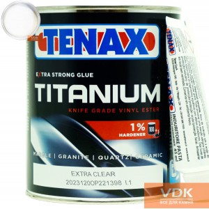 TITANIUM White  1L Tenax  (белый) Высокопрочный винилполиэстеровый клей