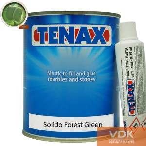 Solido Verde1L Tenax  полиэфирный двух-компонентный клей (зеленый 1.7кг) 