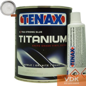 TITANIUM Neutro 1L Tenax (молочно- прозорий) Високоміцний вінілполіестеровий клей (молочно- прозорий)