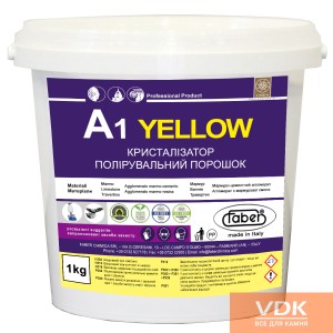 A1 YELLOW 1kg - crystallizer for marble