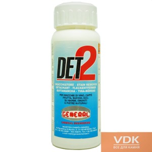 DET2 0.5L General очиститель от кофе, вина, сока, овощей, никотина для мрамора, гранита, керамики