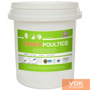 FABER POULTICE Powder adjuvant thickener for Faber stain removers