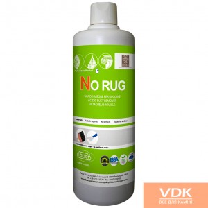 NO RUG Product to remove rust stains from granite, stoneware, quartz and acid-resistant materials.