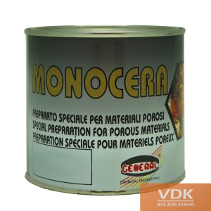 MONOCERA 0.5L General paste wax for marbles,granites,natural stones