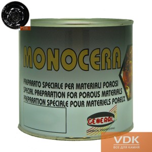MONOCERA 0.5L black General чорний, густий віск
